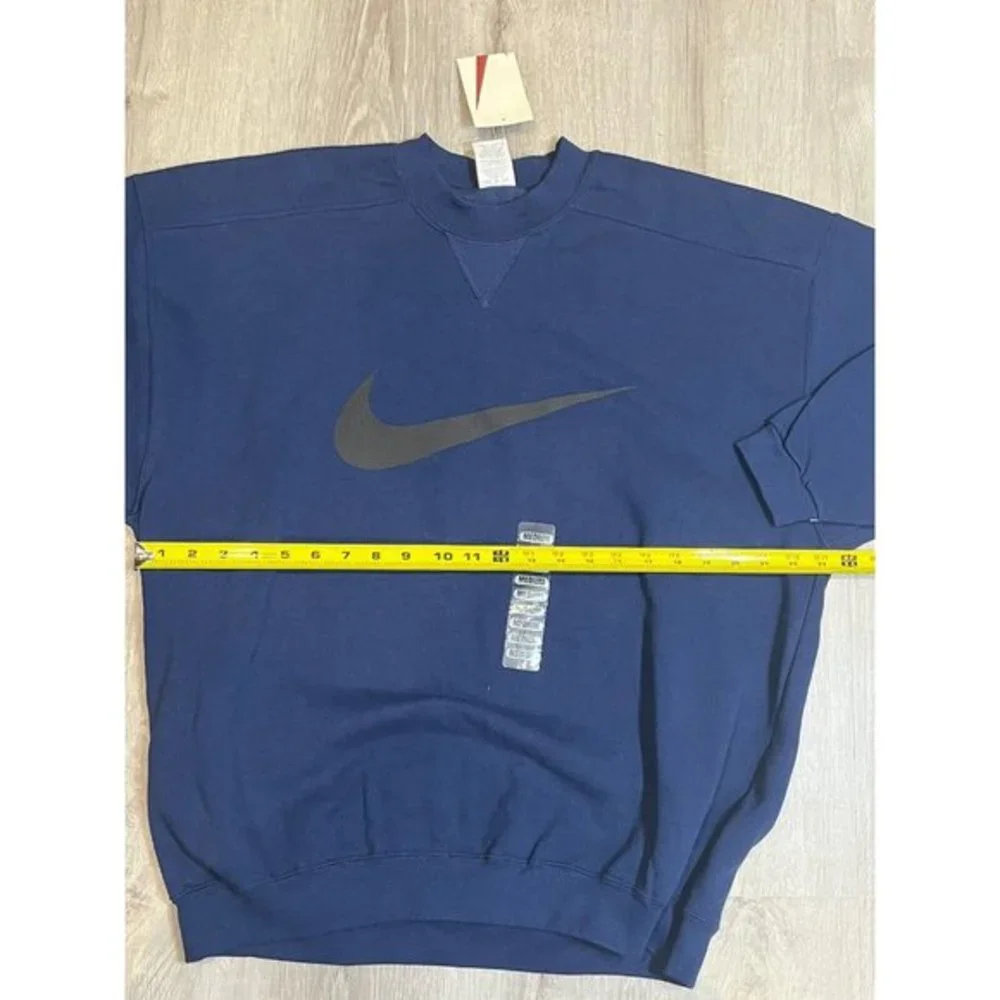 Nike Vintage Sweatshirt 90s‎ USA Made Large Swoosh Retro Crew Neck Size M